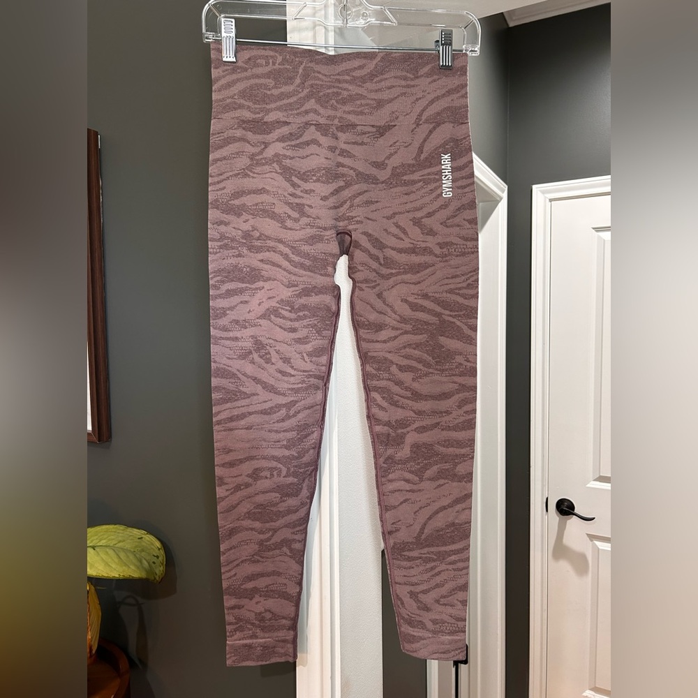 Gymshark Mauve Animal Print Leggings